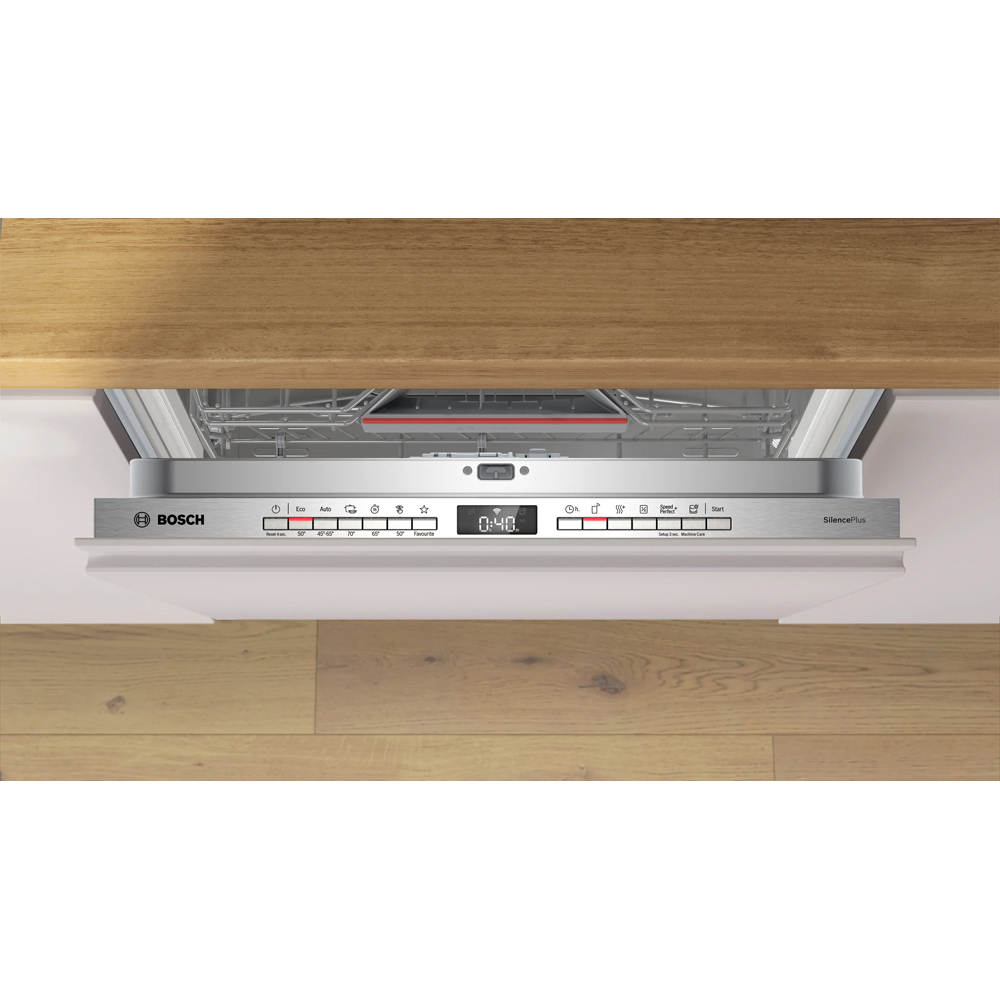 Masina de spalat vase incorporabila BOSCH SMV4HCX07E, 14 seturi, 6 programe, 60 cm, Clasa C, panou comanda inox