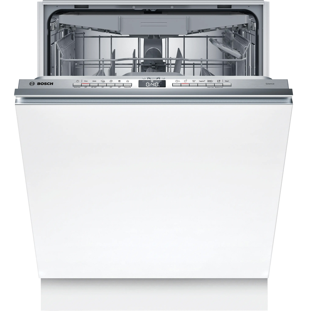Masina de spalat vase incorporabila BOSCH SMV4HVX12E, 14 seturi, 6 programe, 60 cm, Clasa C, panou comanda inox