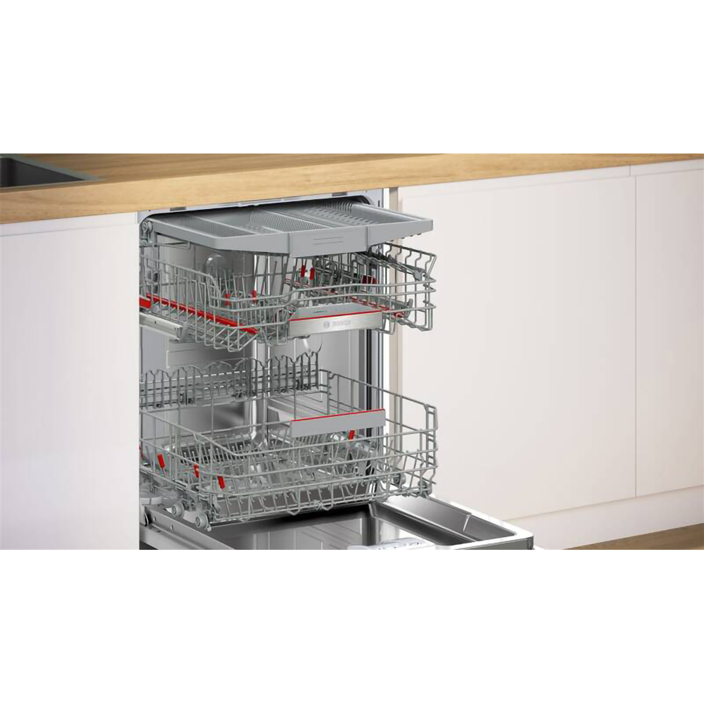 Masina de spalat vase incorporabila BOSCH SMV6ECX20E, 14 seturi, 6 programe, 60 cm, Clasa A, panou comanda inox