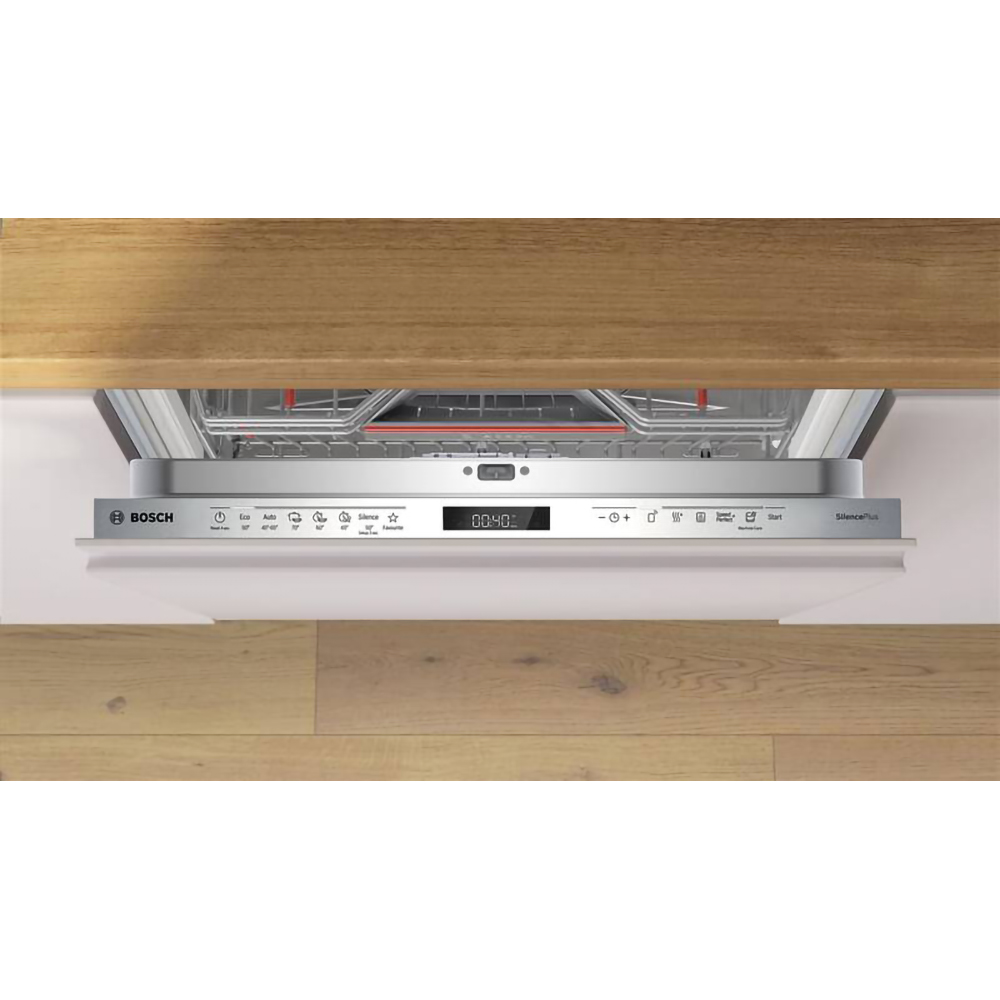 Masina de spalat vase incorporabila BOSCH SMV6ECX20E, 14 seturi, 6 programe, 60 cm, Clasa A, panou comanda inox