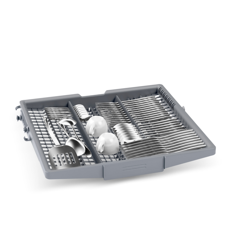 Masina de spalat vase incorporabila BOSCH SMV6ZCX24E, 14 seturi, 6 programe, 60 cm, Clasa B, panou comanda inox