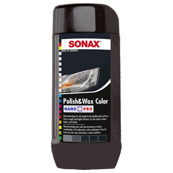 Lotiune ceruit si lustruit SONAX SO296100, 500ml, negru