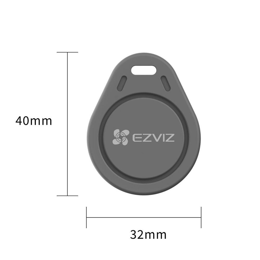 Set Carduri acces EZVIZ CPU, compatibil cu interfoanele HP5, HP7, EP7 si kit ul DL01S, anticopie, algoritm de criptare, 4 buc, negru