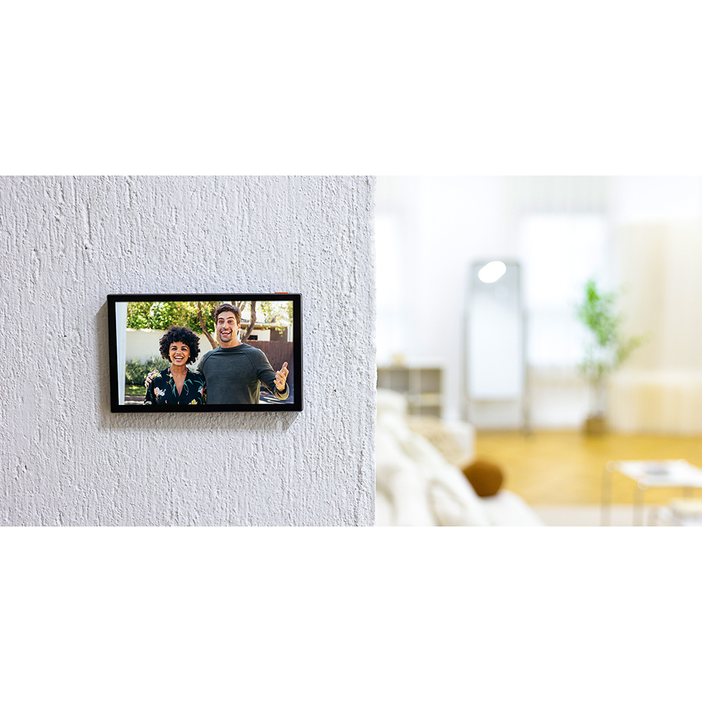 Kit interfon video inteligent EZVIZ HP7, 2K, TFT 7 inch, RFID, Wi-Fi, IR, negru