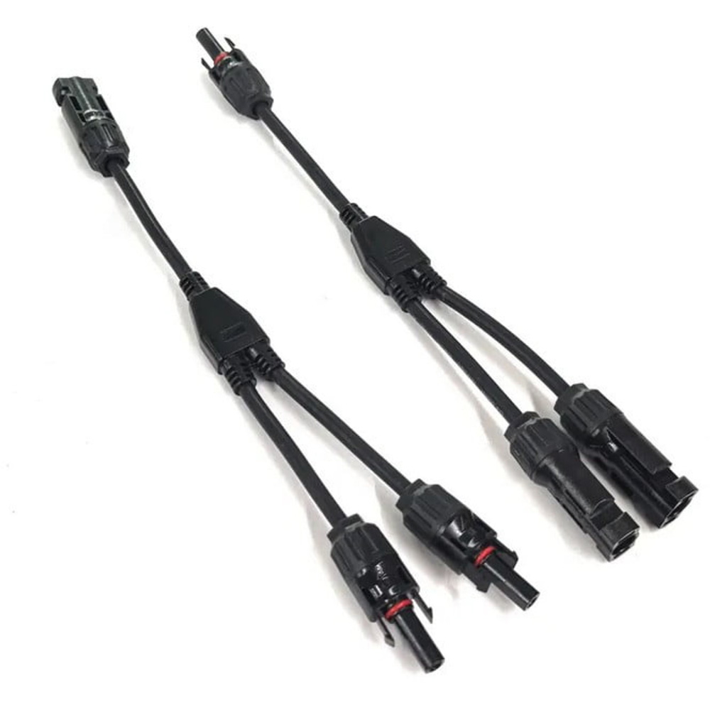 Cablu ECOFLOW Solar Parallel, IP67, negru