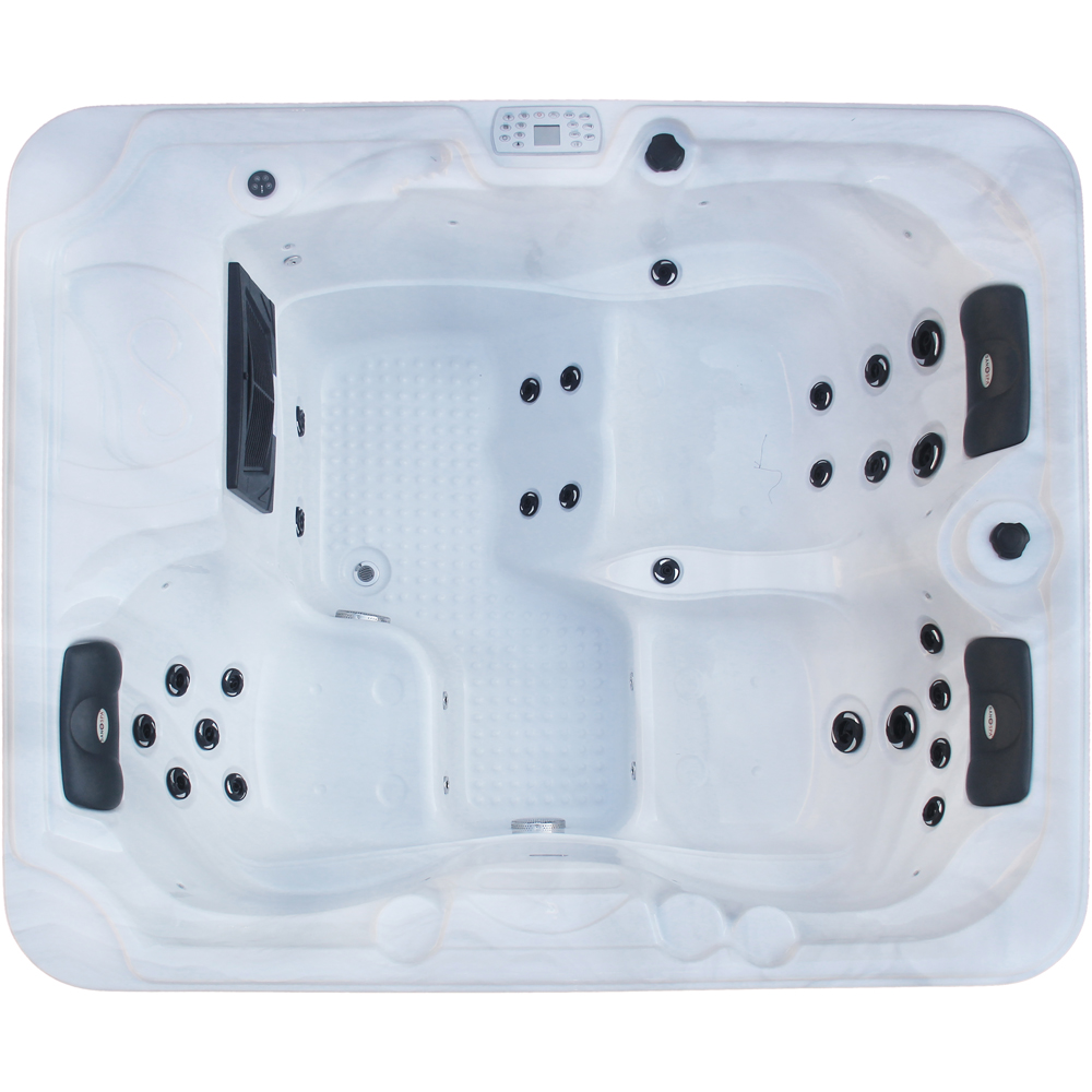 Jacuzzi exterior SANOTECHNIK Oasis, 280 x 175 x 90 cm, 3 persoane, alb