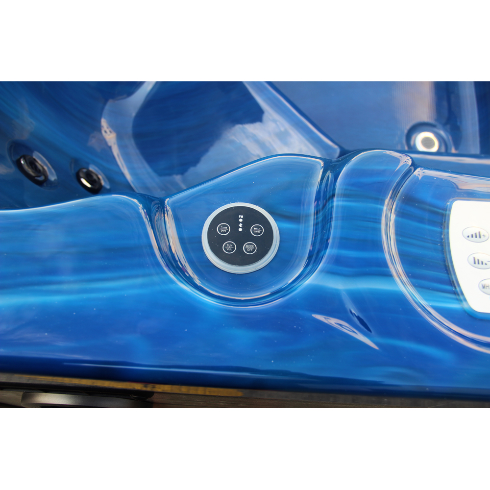 Jacuzzi exterior SANOTECHNIK Palma, 190 x 190 x 86 cm, 5 persoane, albastru