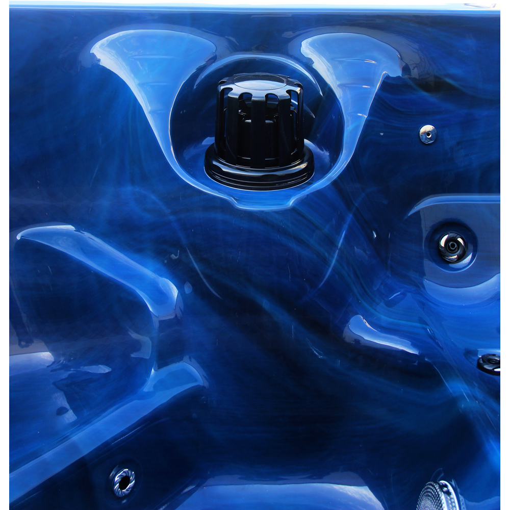 Jacuzzi exterior SANOTECHNIK Palma, 190 x 190 x 86 cm, 5 persoane, albastru