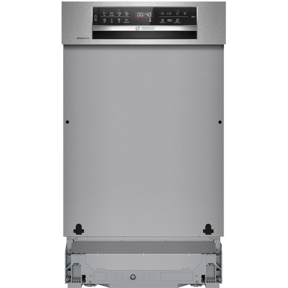 Masina de spalat vase semi-incorporabila BOSCH SPI6EMS21E, 10 seturi, 8 programe, 45 cm, Clasa B, inox