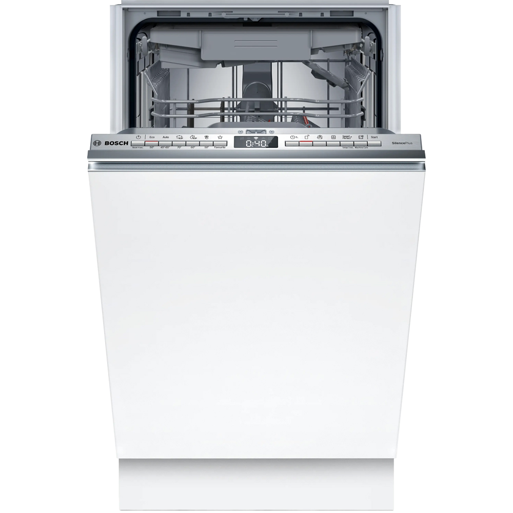 Masina de spalat vase incorporabila BOSCH SPV4EMX17E, 10 seturi, 6 programe, 45 cm, Clasa B, panou comanda inox