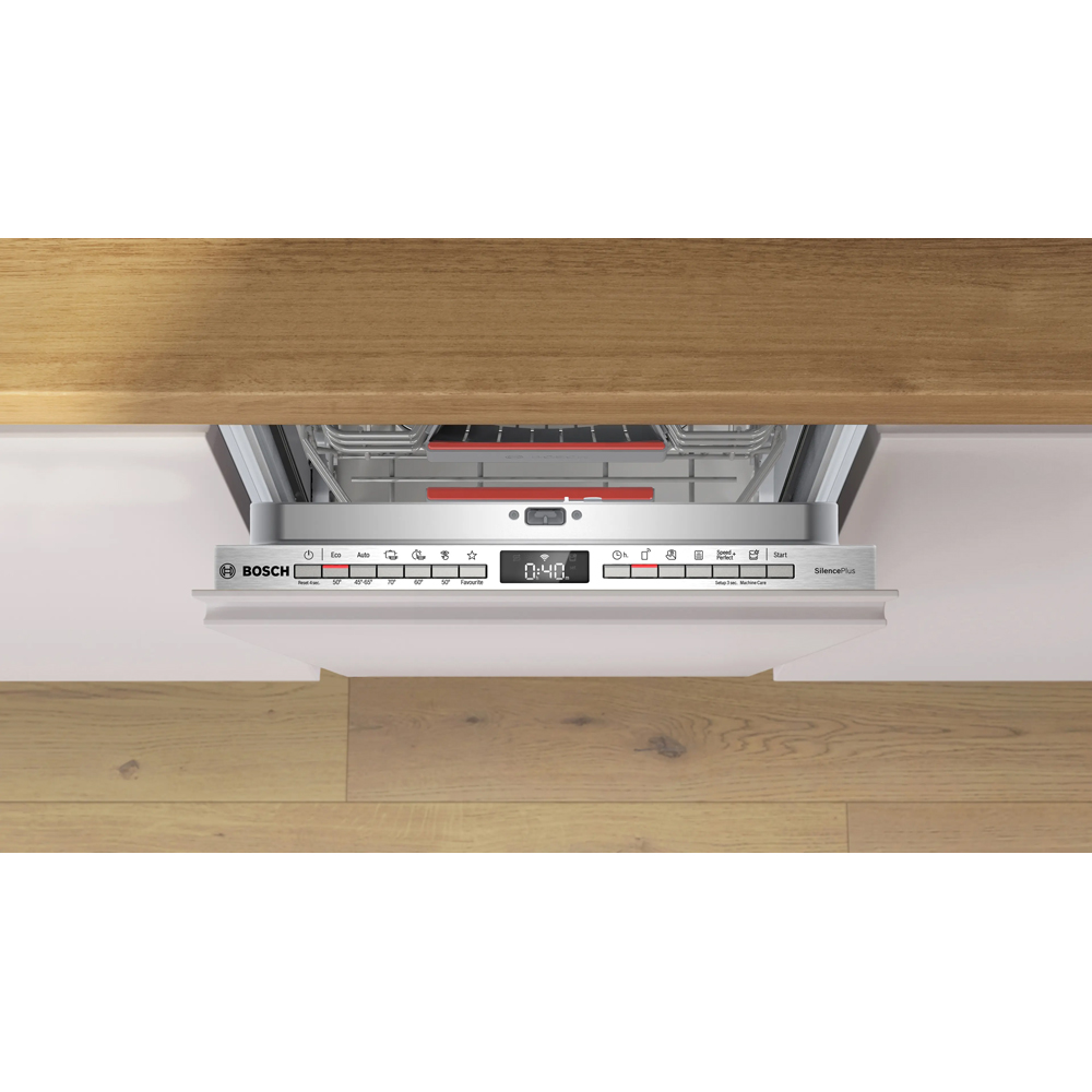 Masina de spalat vase incorporabila BOSCH SPV4EMX17E, 10 seturi, 6 programe, 45 cm, Clasa B, panou comanda inox