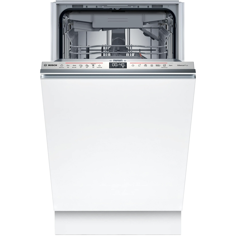 Masina de spalat vase incorporabila BOSCH SPV6EMX03E, 10 seturi, 6 programe, 45 cm, Clasa B, panou comanda inox