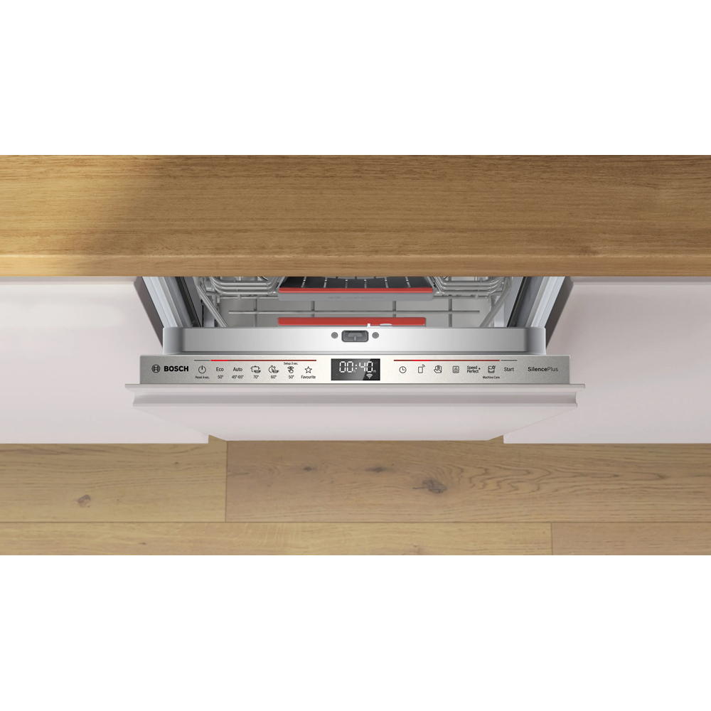 Masina de spalat vase incorporabila BOSCH SPV6EMX03E, 10 seturi, 6 programe, 45 cm, Clasa B, panou comanda inox