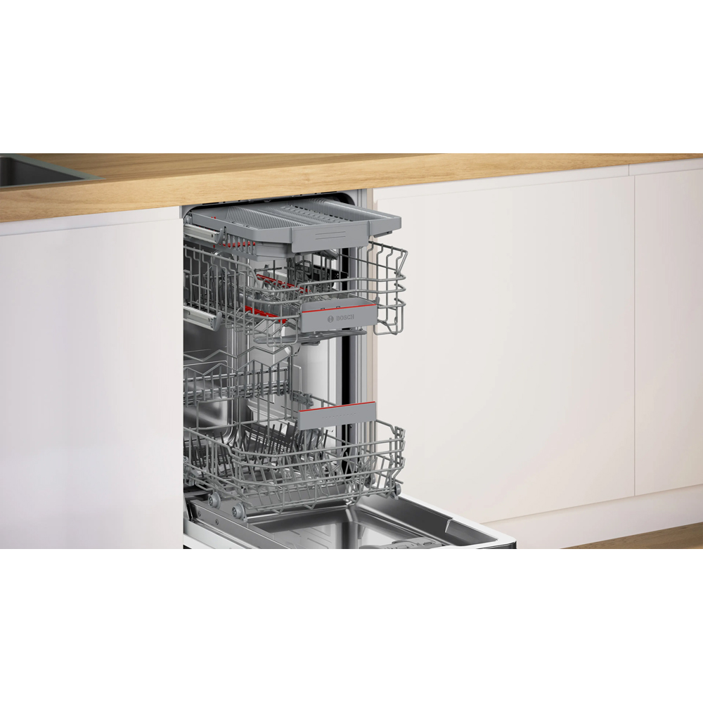 Masina de spalat vase incorporabila BOSCH SPV6EMX03E, 10 seturi, 6 programe, 45 cm, Clasa B, panou comanda inox