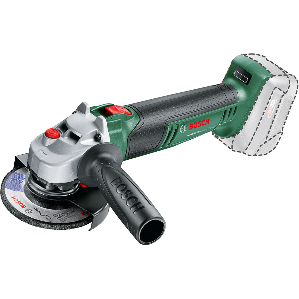 Polizor unghiular BOSCH UniversalGrind 18V-75, Li-Ion, 12000rpm