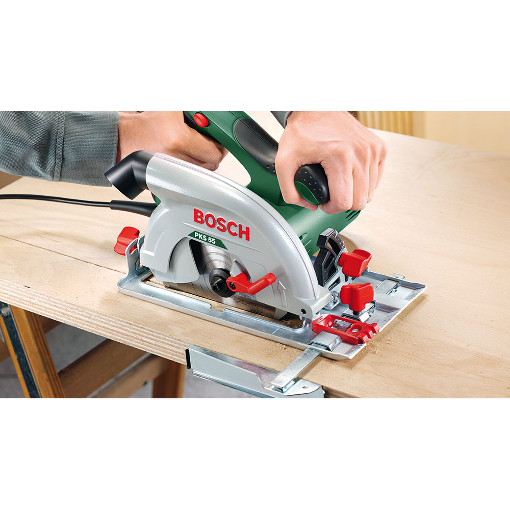 Fierastrau circular BOSCH PKS 55, 5600RPM, 1200W