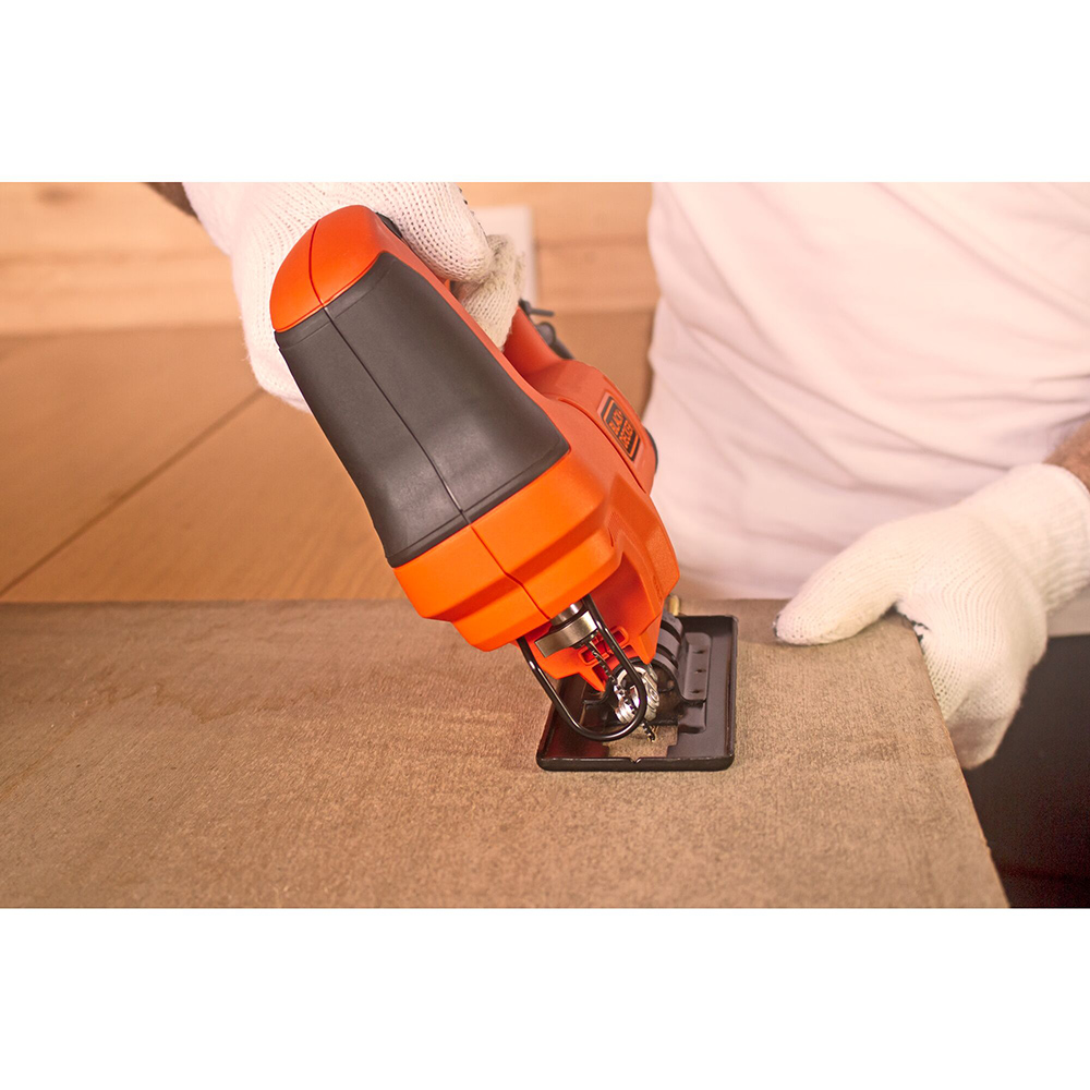 Fierastrau pendular BLACK DECKER BES603A6 QS, 400W, 3000rpm, adancime 65mm, 6 panze