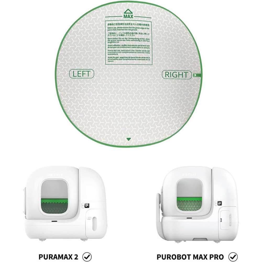 Covoras litiera PETKIT Pura Max, microfibra, 45 x 44 x 7 cm, gri
