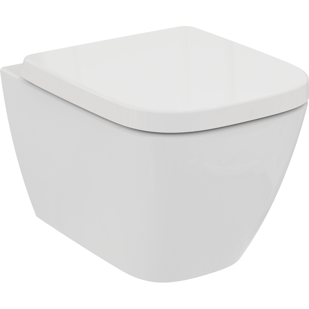 Vas WC suspendat IDEAL STANDARD I.Life S T459201, ceramica, evacuare orizontala, 35.5 x 48 x 30 cm, alb