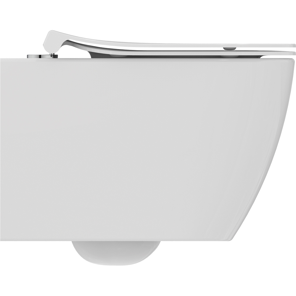 Vas WC suspendat IDEAL STANDARD I.Life S T459201, ceramica, evacuare orizontala, 35.5 x 48 x 30 cm, alb