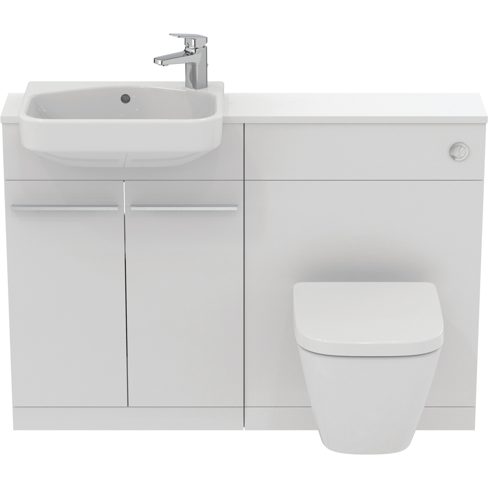 Vas WC suspendat IDEAL STANDARD I.Life S T459201, ceramica, evacuare orizontala, 35.5 x 48 x 30 cm, alb