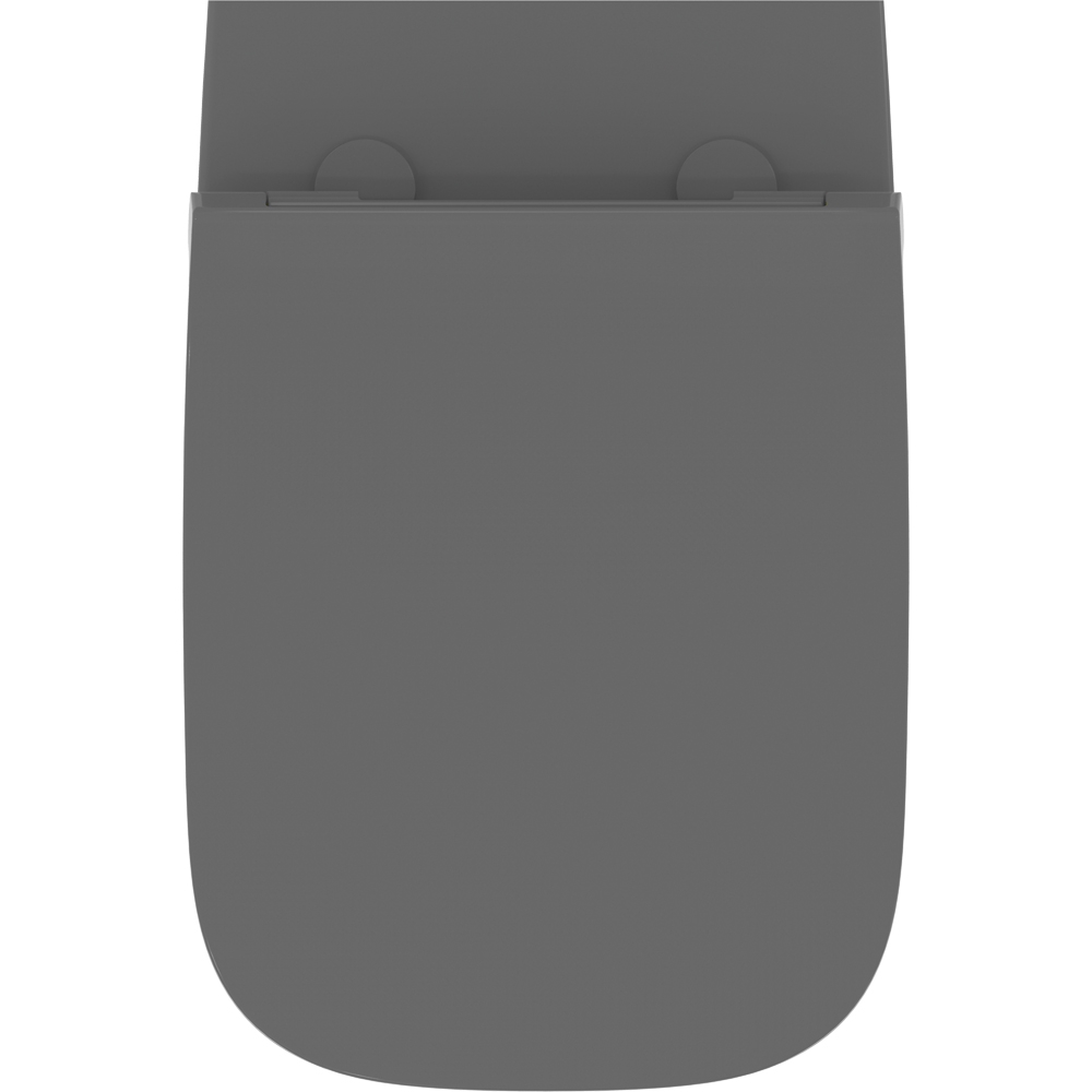 Vas WC IDEAL STANDARD I.Life B T461458 gri, ceramica, evacuare orizontala, 35.5 x 54 x 33.5 cm, gri lucios