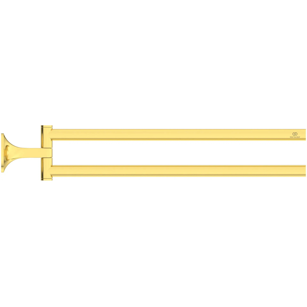 Suport prosop dublu IDEAL STANDARD La Dolce Vita T5505A2, 40 cm, auriu periat