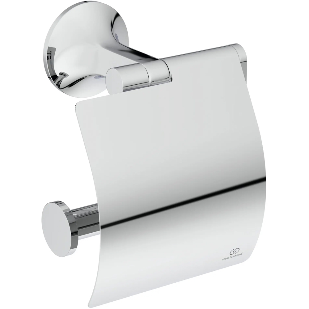 Suport hartie igienica cu capac IDEAL STANDARD La Dolce Vita T5509AA, crom
