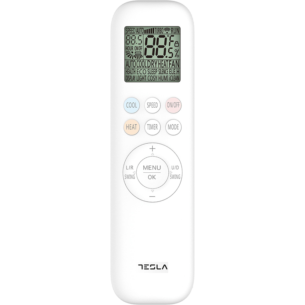Aer conditionat TESLA Superior, 12000BTU, A+++/A++, Wi-Fi, 3D, Inverter, Incalzire, I Feel, Functie Antifungica, alb