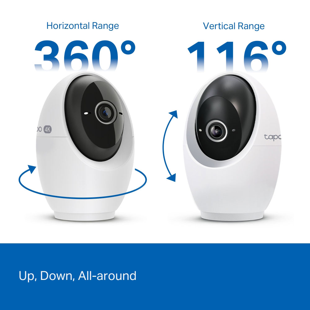 Camera IP Wireless Tapo C260, 8MP, IR, Night Vision, alb