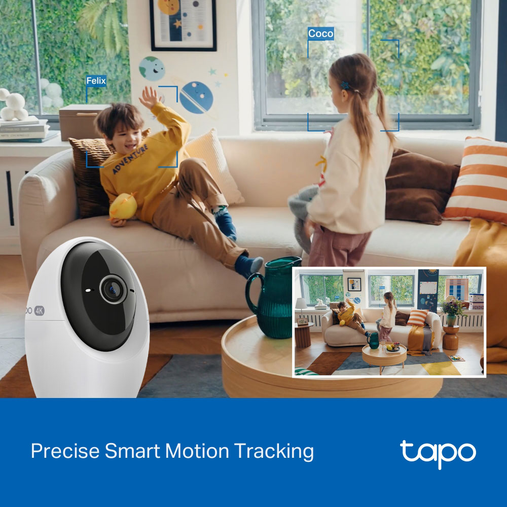 Camera IP Wireless Tapo C260, 8MP, IR, Night Vision, alb