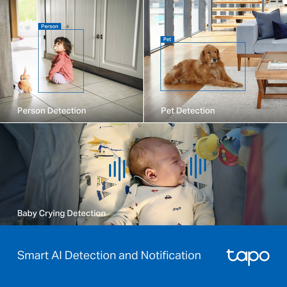 Camera IP Wireless Tapo C260, 8MP, IR, Night Vision, alb