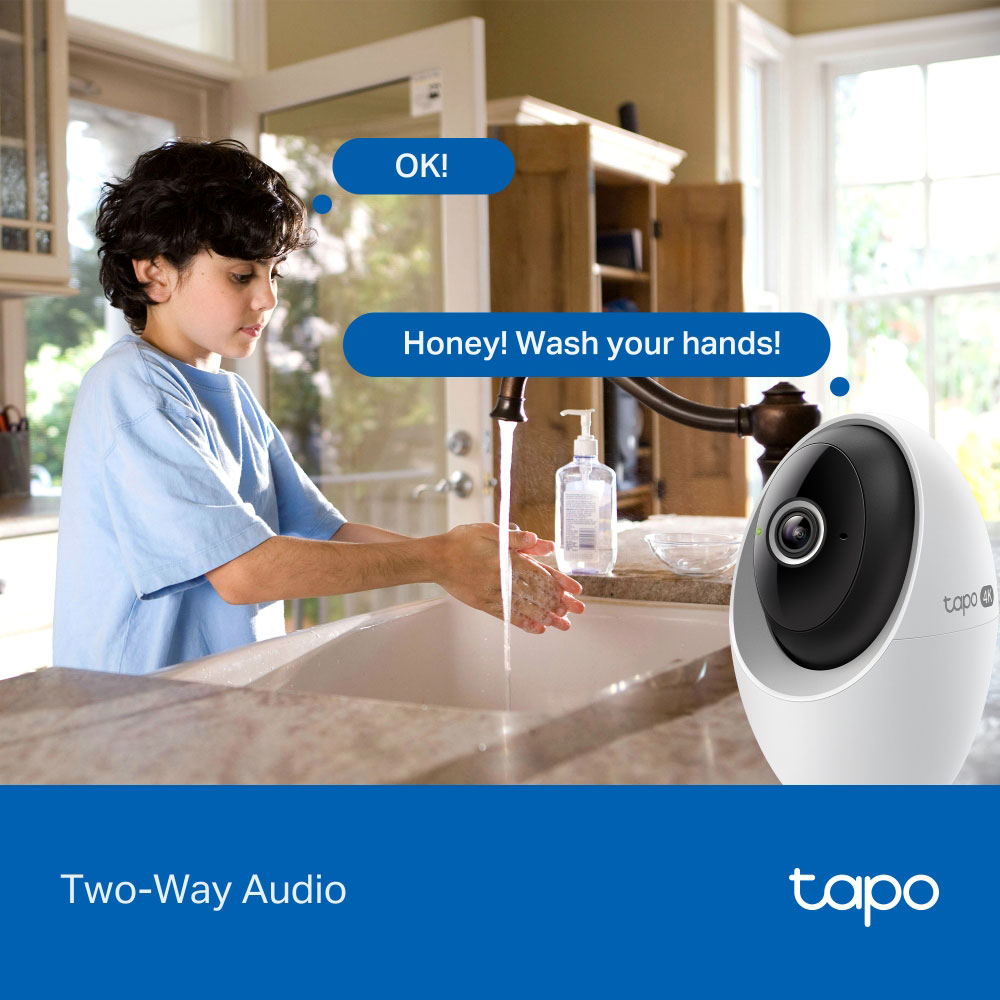 Camera IP Wireless Tapo C260, 8MP, IR, Night Vision, alb