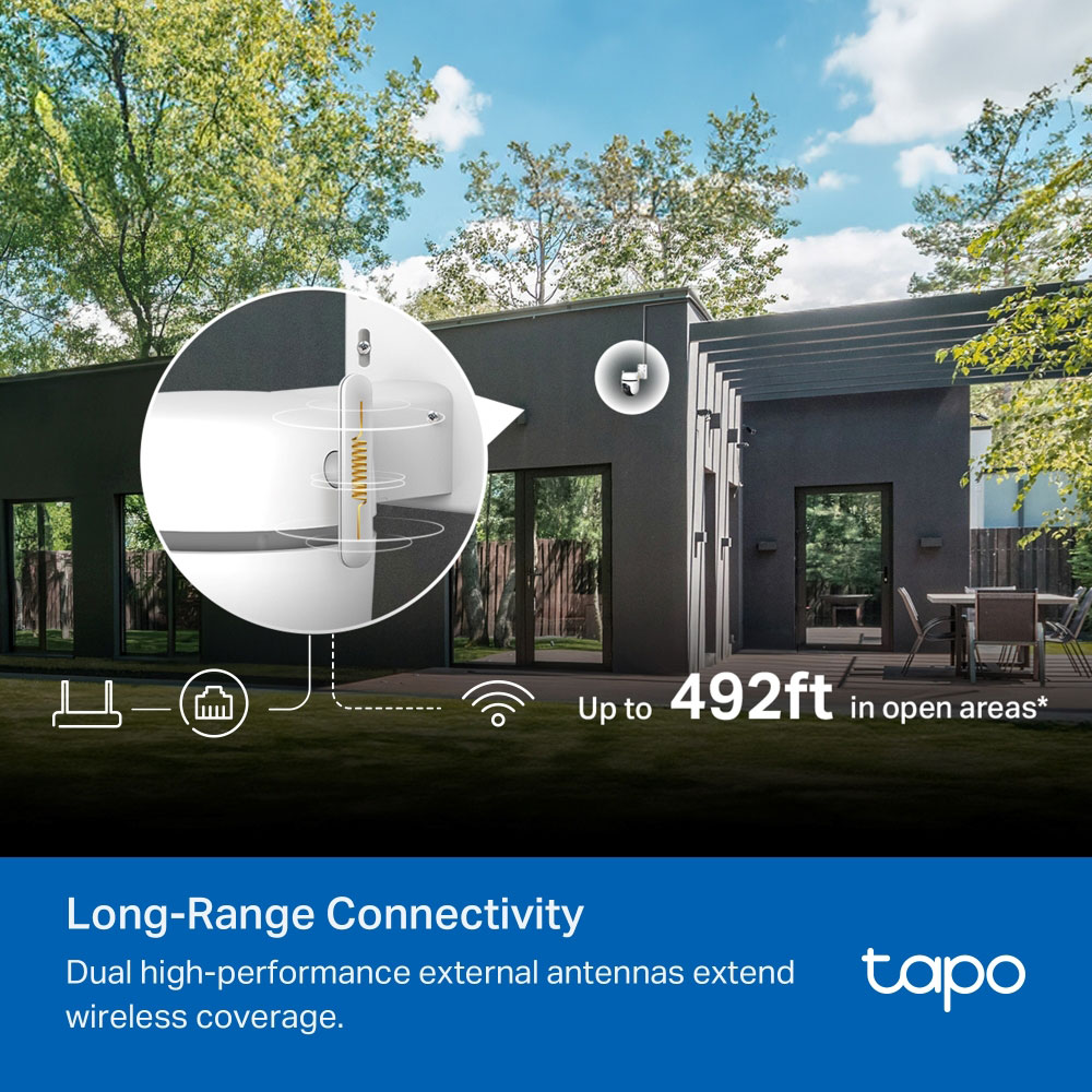 Camera IP Wireless TC43, 5MP, IR, Night Vision, alb