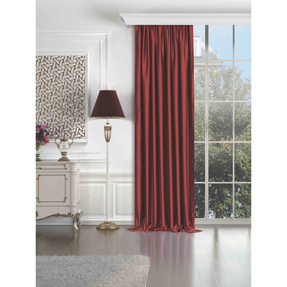 Draperie Minimalist Home World, rejansa, 150 x 260 cm, semiopac, bordo