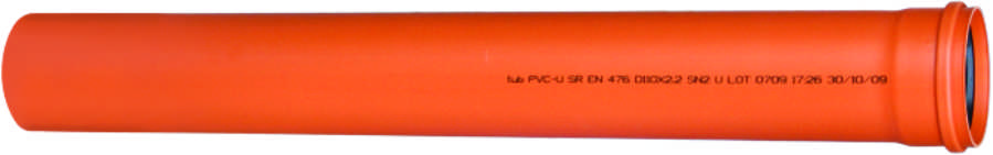 Teava canalizare PVC Valplast SN2, 160 x 3.2 mm, 2 m