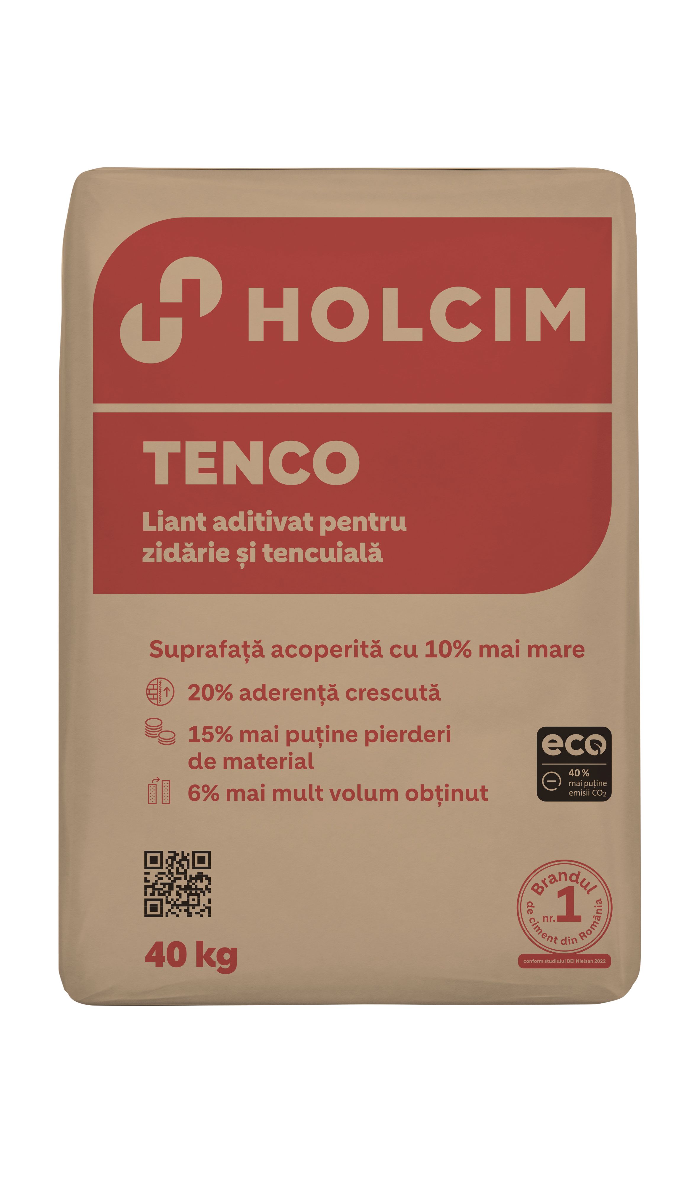Liant HOLCIM Tenco pentru zidarie si tancuiala, 40 kg