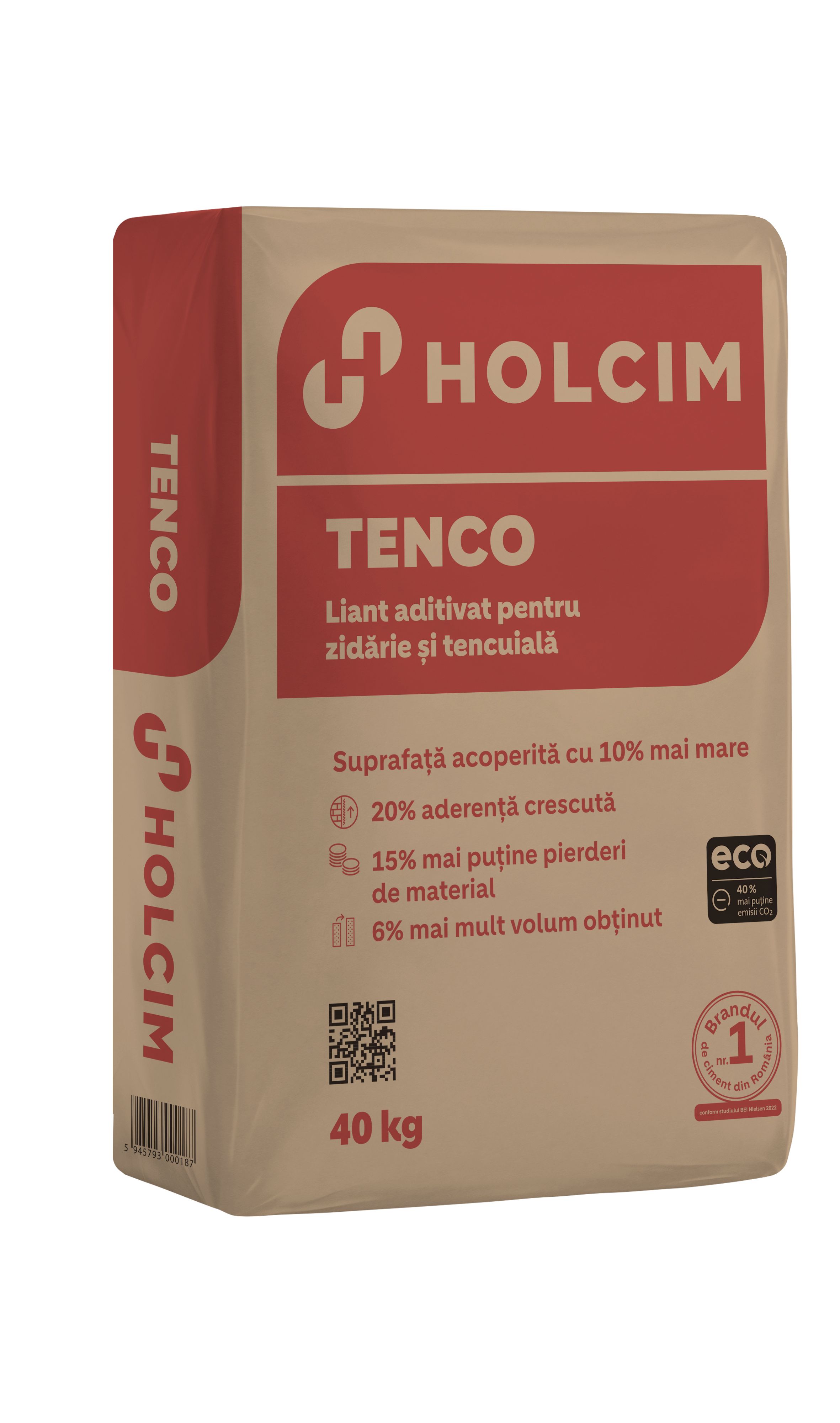 Liant HOLCIM Tenco pentru zidarie si tancuiala, 40 kg
