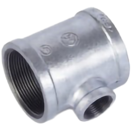 Teu redus zincat, racord 1 1/4 x 1/2"