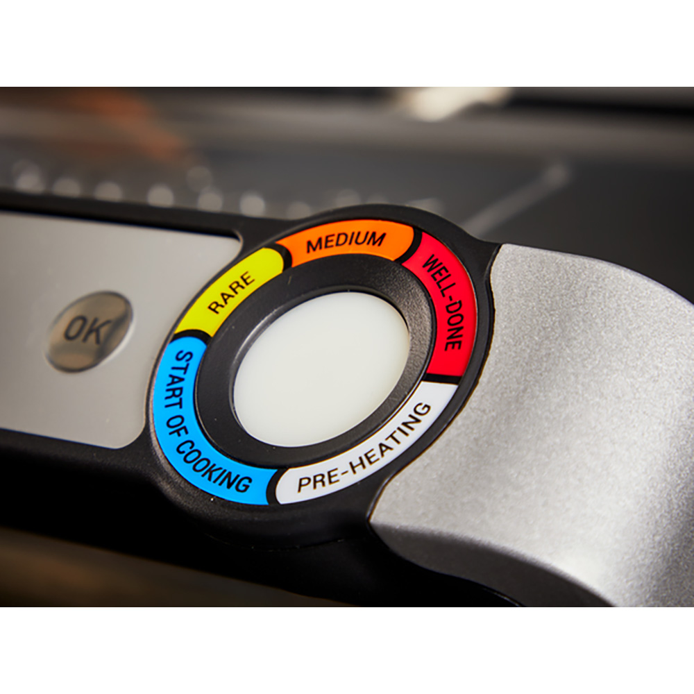 Gratar electric TEFAL OptiGrill+ GC718D10, 2000W, 6 programe automate, argintiu-negru 