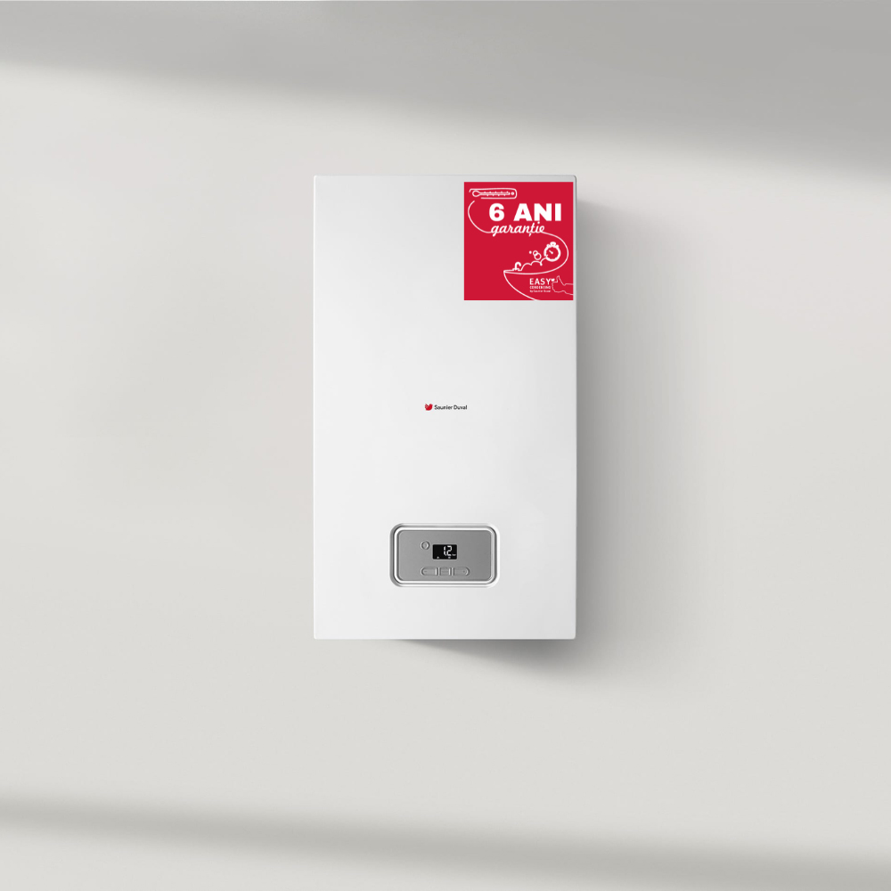 Centrala termica pe gaz in condensare SAUNIER DUVAL Thelia Condens 30 -A, 30 kW, IPX4D, kit evacuare inclus
