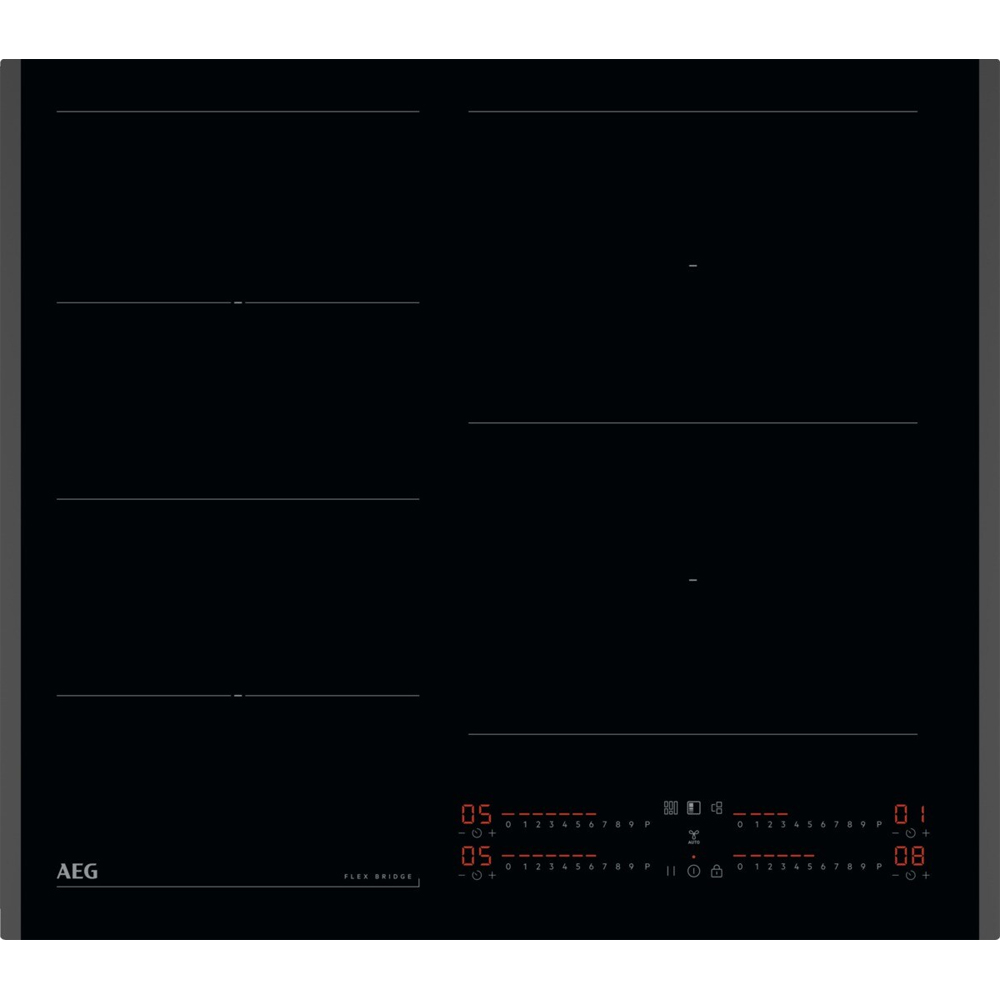 Plita incorporabila AEG TI64IG00FB, Inductie, 4 arzatoare, Touch Control, negru