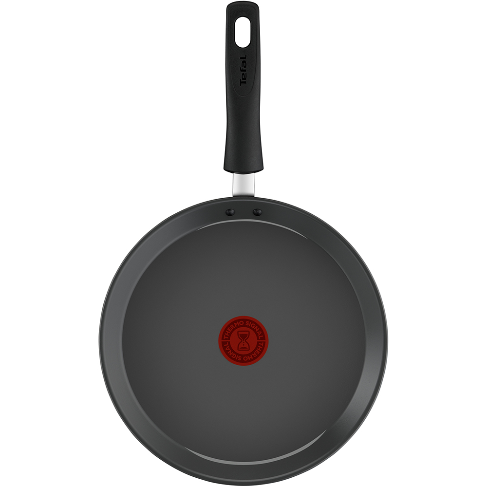 Tigaie pentru clatite TEFAL Renew+ C4243853, 25 cm, aluminiu, Thermo-Signal, gri