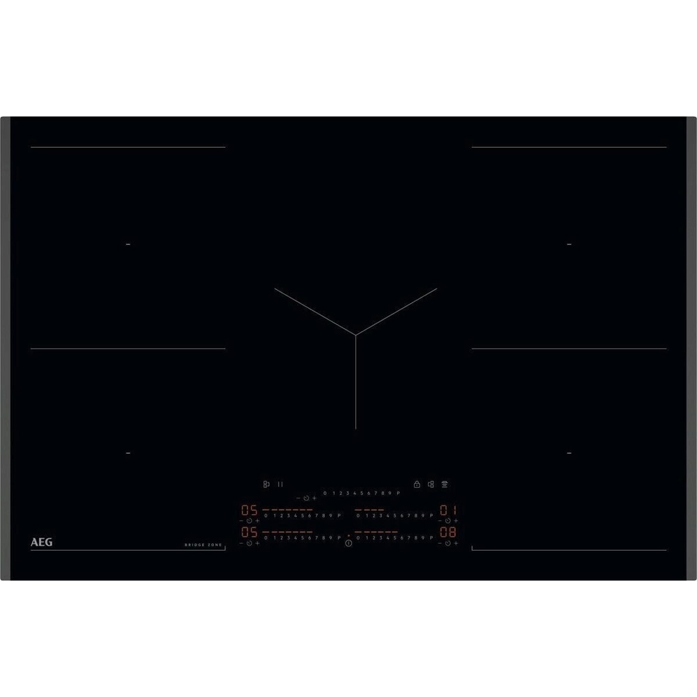 Plita incorporabila AEG TK85IM00FB, Inductie, 5 arzatoare, Touch Control, negru