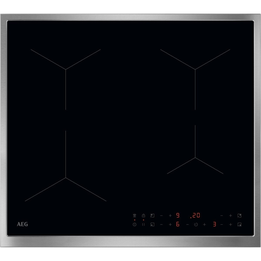Plita incorporabila AEG TN64IA00XB, Inductie, 4 arzatoare, Touch Control, negru