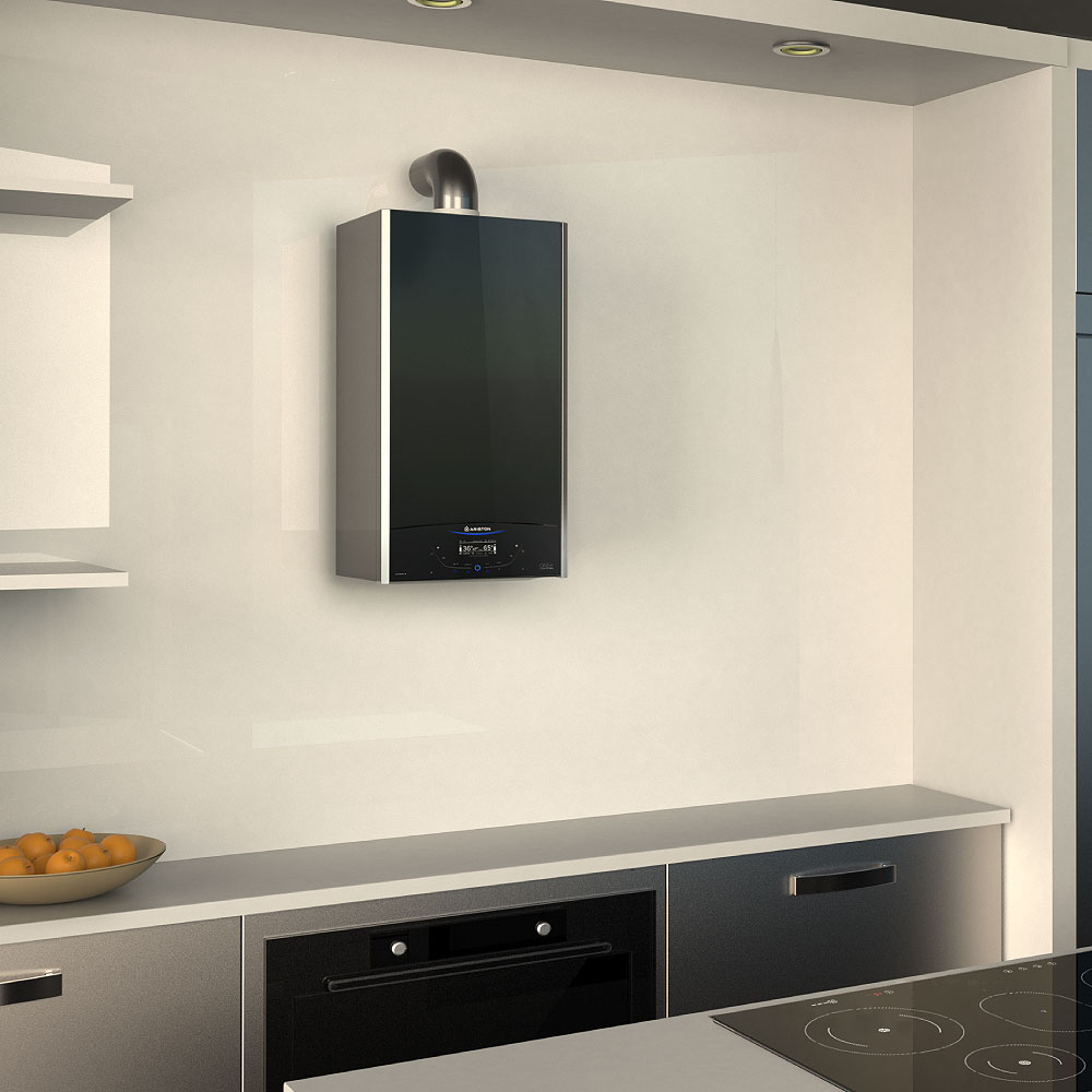 Centrala termica pe gaz in condensare ARISTON Alteas One+ NET, 35 kW, WiFi, Schimbator de caldura inox, Kit evacuare inclus