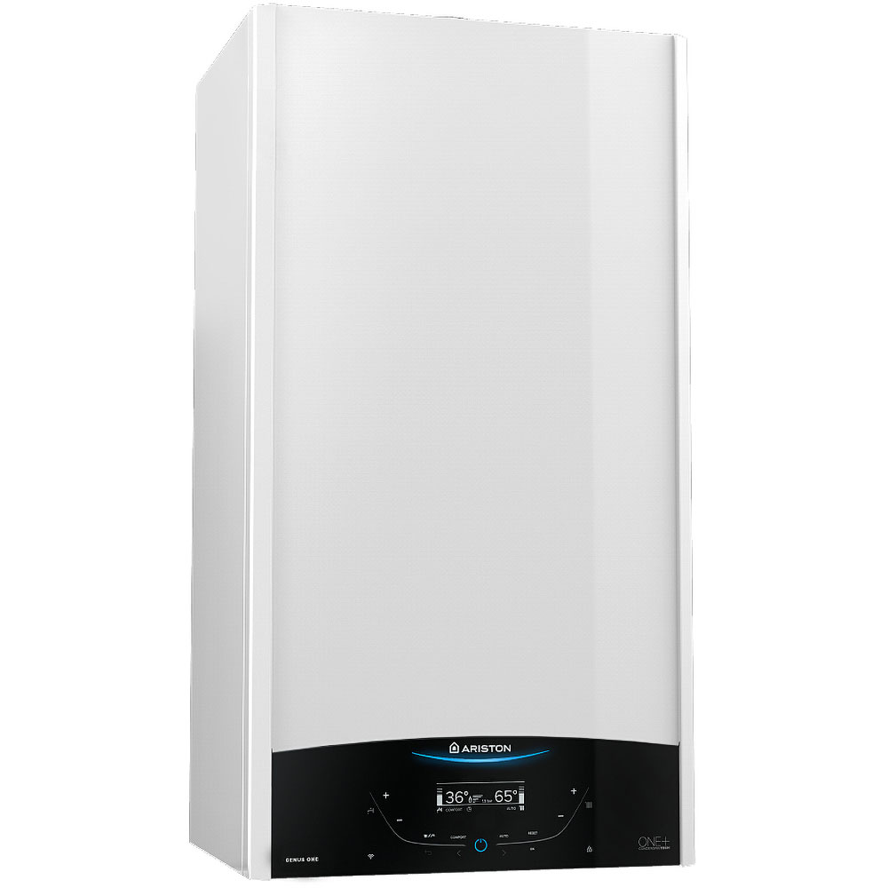 Centrala termica pe gaz in condensare ARISTON Genus One+, 30 kW, WiFi, Schimbator de caldura inox, Kit evacuare inclus