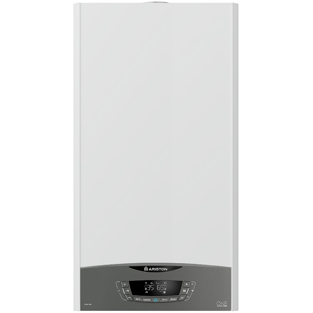 Centrala termica pe gaz in condensare ARISTON Clas One+, 35 kW, Wi-Fi, Schimbator de caldura inox, Kit evacuare inclus