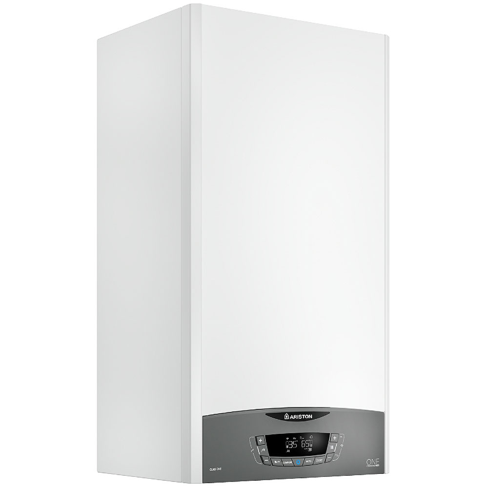 Centrala termica pe gaz in condensare ARISTON Clas One+, 35 kW, Wi-Fi, Schimbator de caldura inox, Kit evacuare inclus