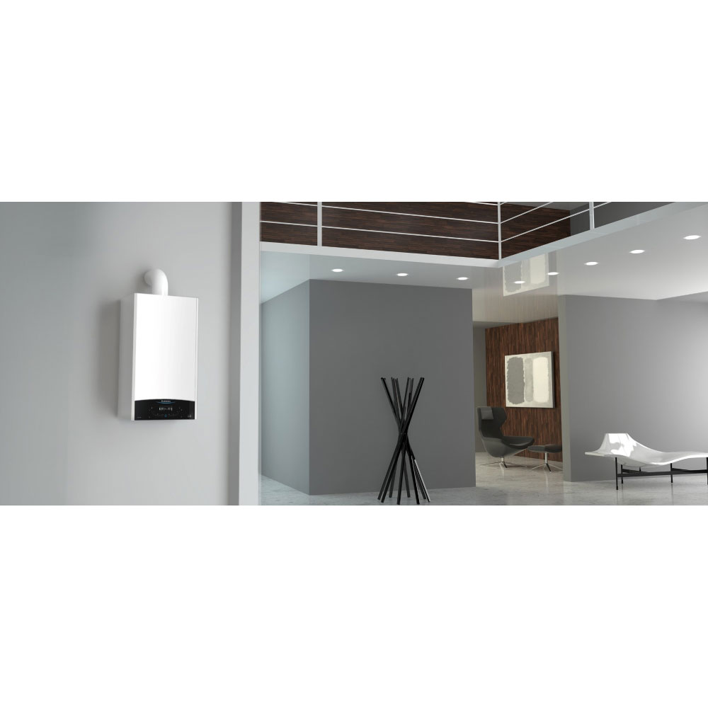Centrala termica pe gaz in condensare ARISTON Genus One+, 24 kW, WiFi, Schimbator de caldura inox, Kit evacuare inclus, 3+2 ani extragarantie
